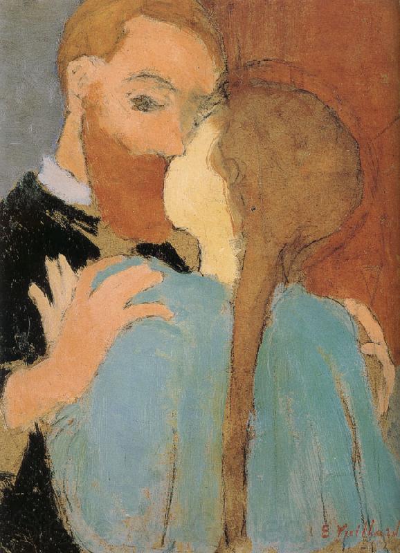 Edouard Vuillard Kiss Norge oil painting art